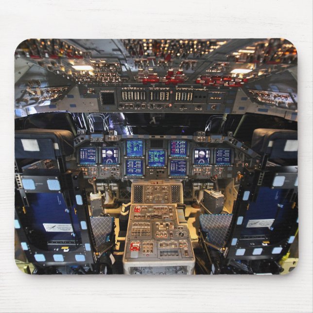 NASA Space Shuttle Endeavour Flight Deck Cockpit Mouse Mat (Front)