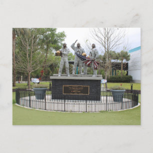 Nasa Statue The Eagle Has Landed Postcard