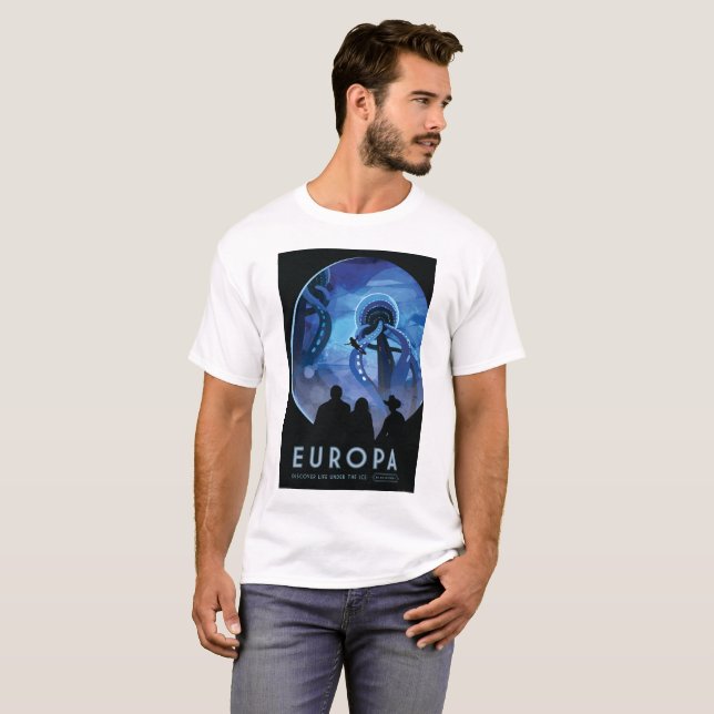 NASA Visions of the Future Europa T-Shirt (Front Full)