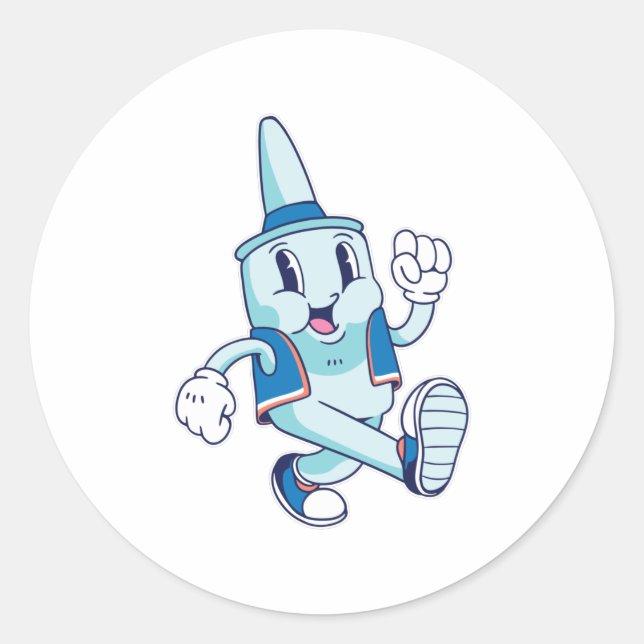 Nasal spray classic round sticker (Front)