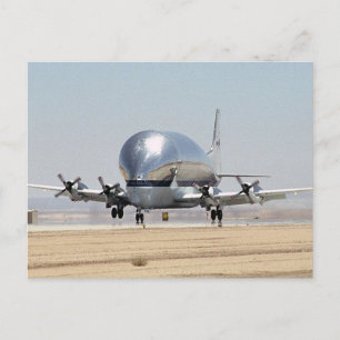 NASA's B377SGT Super Guppy Turbine cargo aircraft Postcard