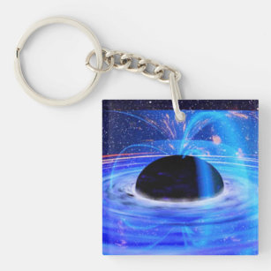 Nasa's Blue Black Hole Key Ring