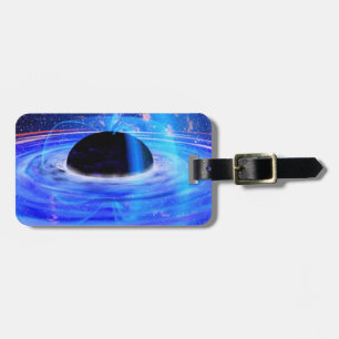 Nasa's Blue Black Hole Luggage Tag