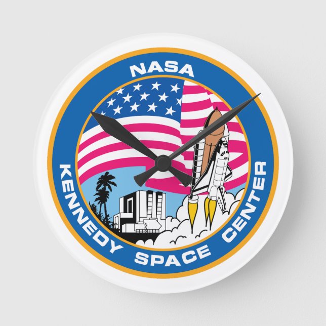 NASA's Kennedy Space Centre   Round Clock (Front)