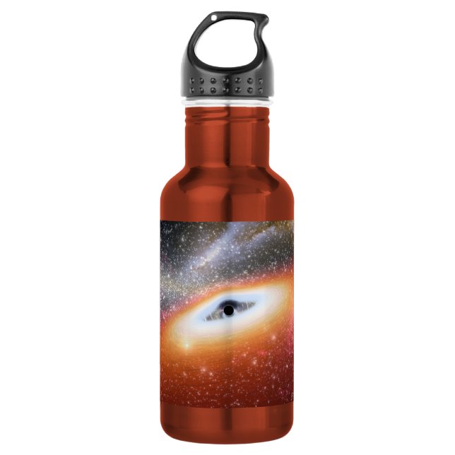 NASAs Massive Black Hole 532 Ml Water Bottle (Front)