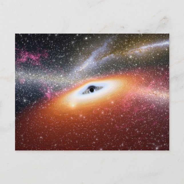 NASAs Massive Black Hole Postcard (Front)