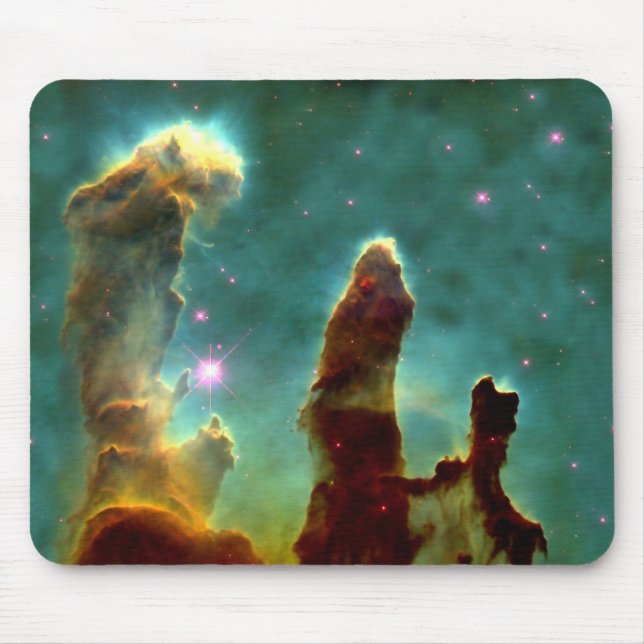 NASAs Pillars of creation Mouse Mat (Front)