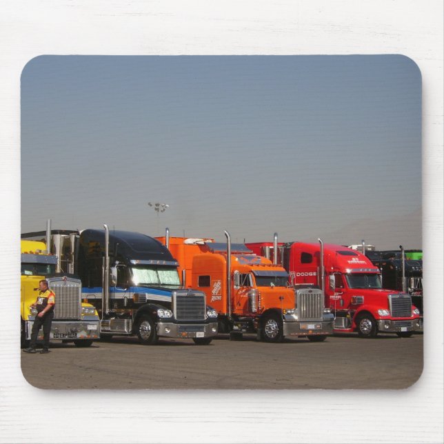 Nascar Car Hauliers Mousepad (Front)