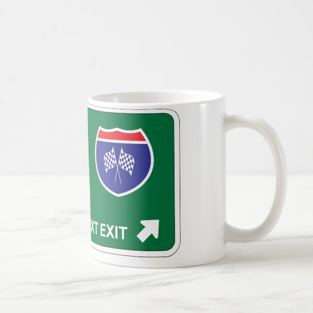 NASCAR Next Exit Coffee Mug (Right)