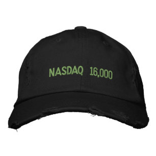 NASDAQ 16000 Stock Market Celebration Embroidered Hat