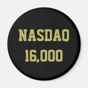 NASDAQ 16000 Stock Market Celebration Magnet