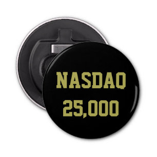 NASDAQ 25000 Stock Market Celebration Bottle Opener