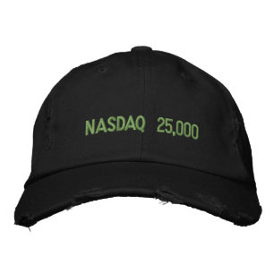 NASDAQ 25000 Stock Market Celebration Embroidered Hat