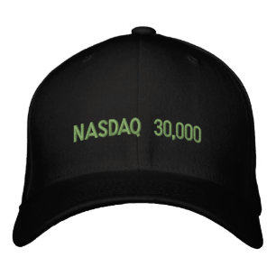 NASDAQ 30000 Stock Market Celebration Embroidered Hat