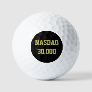 NASDAQ 30000 Stock Market Celebration Golf Balls
