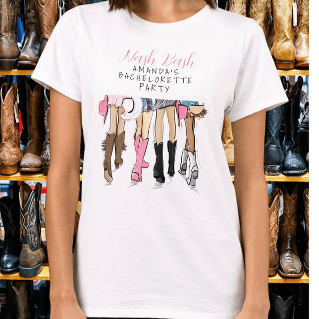 Nash Bash Bridesmaid Bachelorette Fashion  T-Shirt (Creator Uploaded)