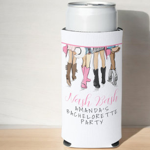 Nash Bash Nashville Bachelorette Fashion Custom Seltzer Can Cooler