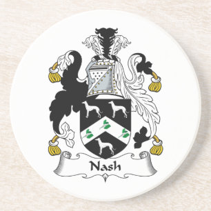 Nash Family Crest Coaster