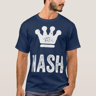 Nash the King Crown & Name Design for Men Called T-Shirt
