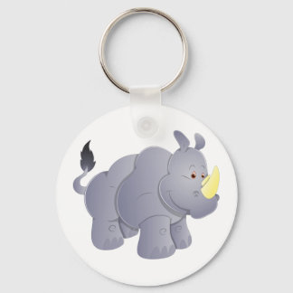 Nashorn rhino rhino key ring