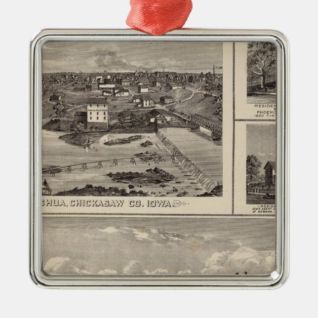 Nashua farm and residence metal tree decoration (Front)