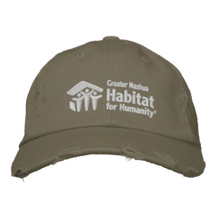 Nashua Habitat Embroidered Baseball Cap