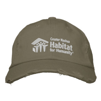 Nashua Habitat Embroidered Baseball Cap