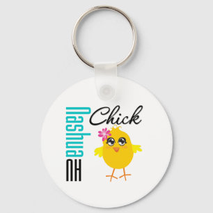 Nashua NH Chick Key Ring
