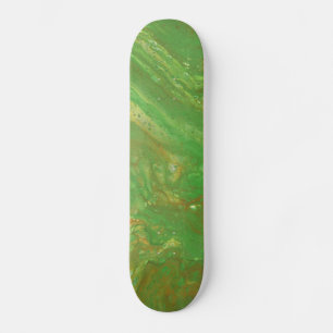 Nashville 2 Soft Green Abstract Skateboard Deck