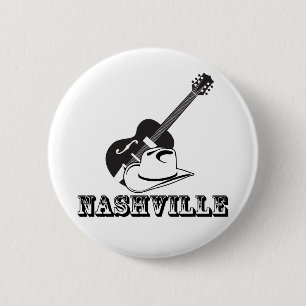 Nashville 6 Cm Round Badge