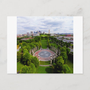 Nashville Aerial photo Postcard