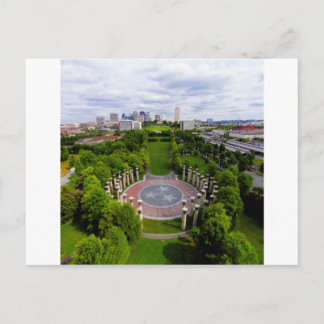 Nashville Aerial photo Postcard