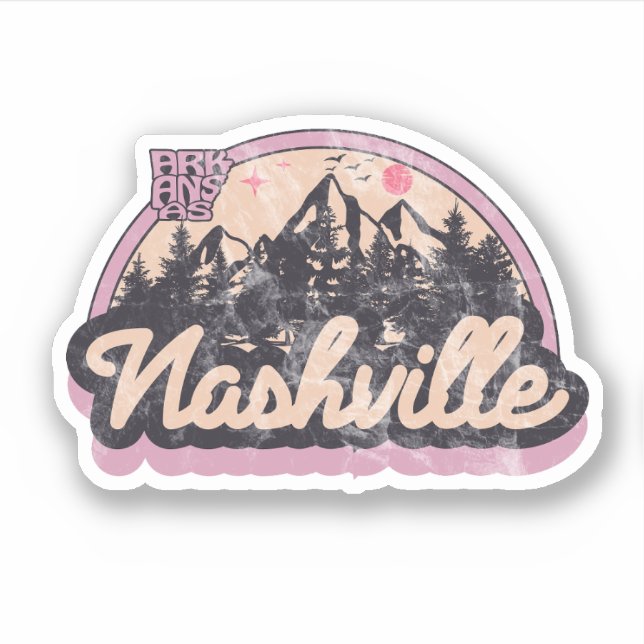 Nashville, Arkansas  Sticker (Front)