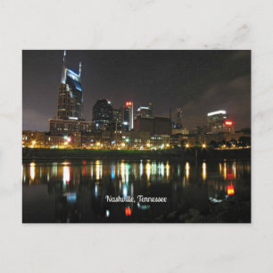 Nashville at Night Postcard