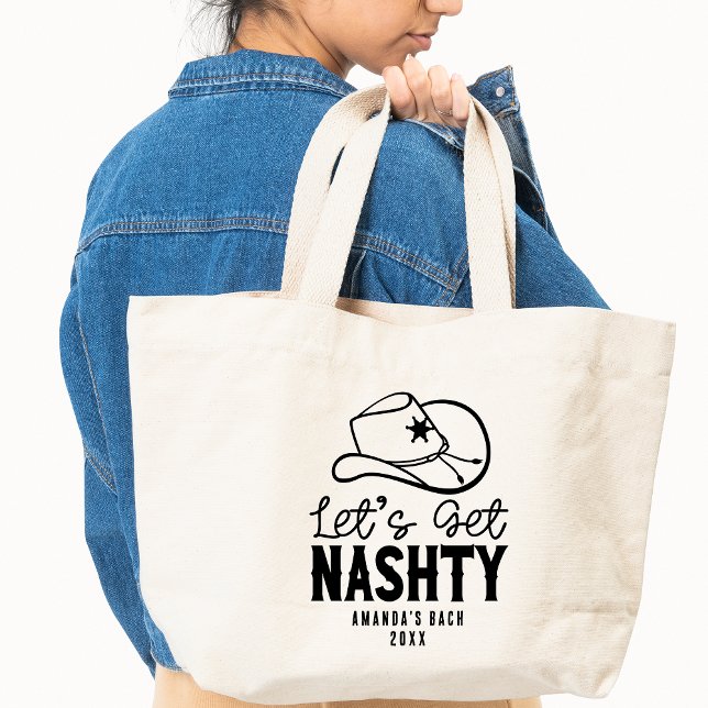 Nashville Bachelorette Party Custom Bridesmaid Tote Bag (Creator Uploaded)