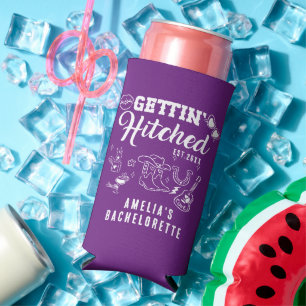 Nashville Bachelorette Party “Gettin’ Hitched”  Seltzer Can Cooler