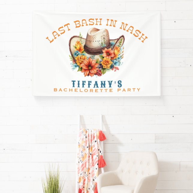 Nashville Bash Bachelorette Party Banner (Insitu)