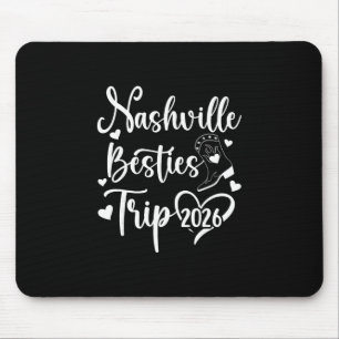 Nashville Besties Trip 2026 Best Friend Vacation N Mouse Mat