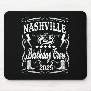 Nashville Birthday Bash 2025 Whiskey Theme Mouse Mat