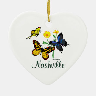 Nashville Butterflies Ceramic Tree Decoration