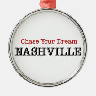 Nashville Chase Your Dream Metal Tree Decoration
