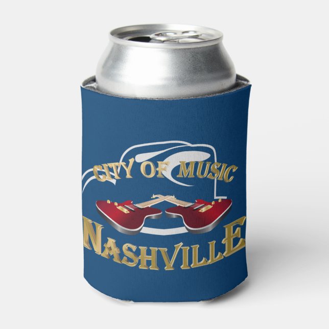 Nashville. City of music Can Cooler (Can Front)