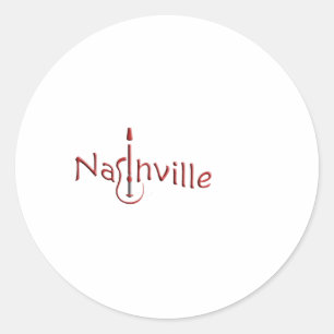 nashville classic round sticker