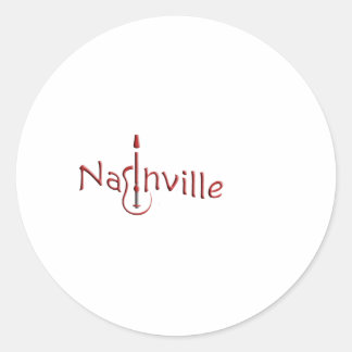 nashville classic round sticker