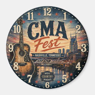 Nashville CMA Fest Country Music Tennessee Gift Magnet