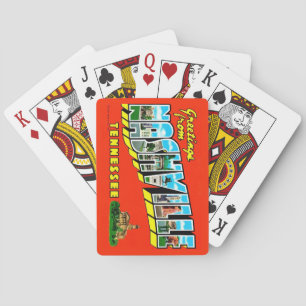 Nashville Colourful Greeting Playing Cards