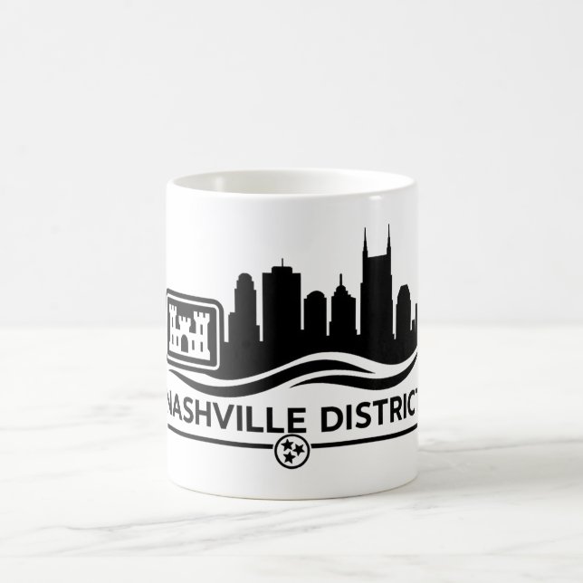 Nashville Corps of Engineers Skyline Coffee Mug (Center)