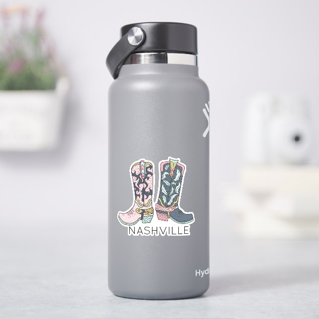 Nashville Country Custom Cut Sticker (HydroFlask)