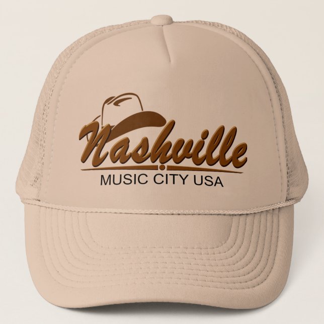 Nashville Country Music Trucker Hat (Front)