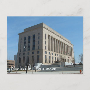 Nashville Courthouse - Davidson County, Tennessee Postcard